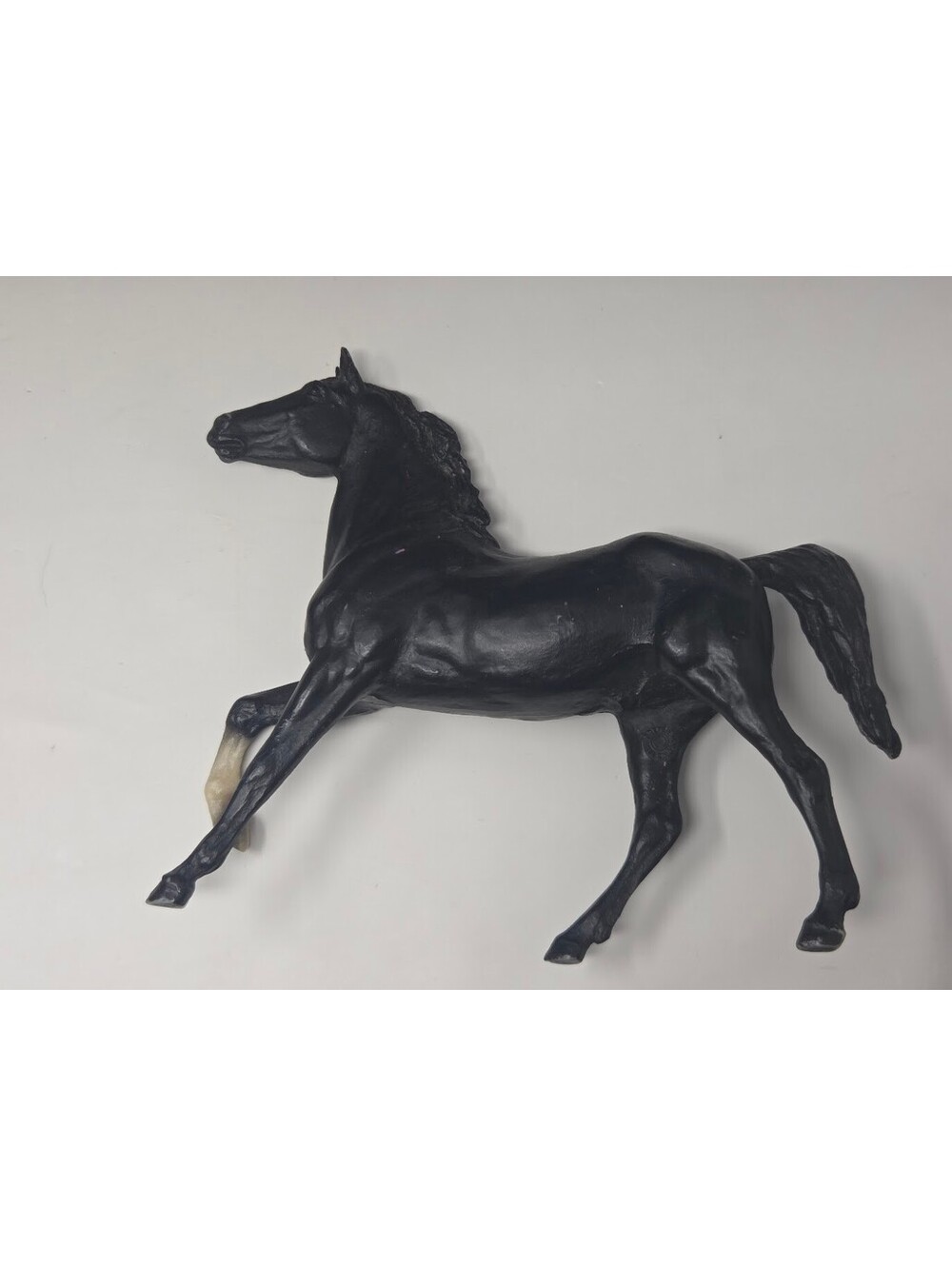 Breyer No 89 Black Horse Model Traditional Scale Raised Leg Mold Marked